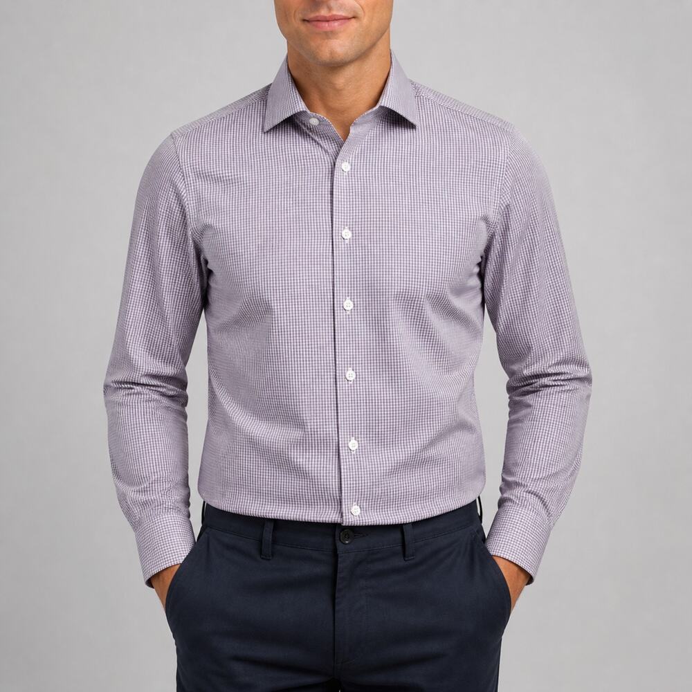 Charles Tyrwhitt Shirt Mens 17 35 XL Classic Fit Non Iron Dress Business Formal